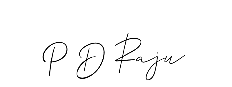 Here are the top 10 professional signature styles for the name P D Raju. These are the best autograph styles you can use for your name. P D Raju signature style 2 images and pictures png