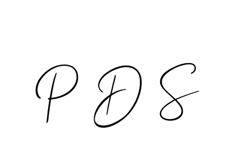 Use a signature maker to create a handwritten signature online. With this signature software, you can design (Allison_Script) your own signature for name P D S. P D S signature style 2 images and pictures png