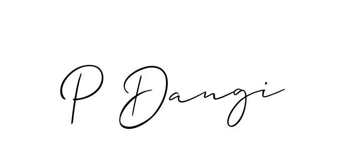 You can use this online signature creator to create a handwritten signature for the name P Dangi. This is the best online autograph maker. P Dangi signature style 2 images and pictures png