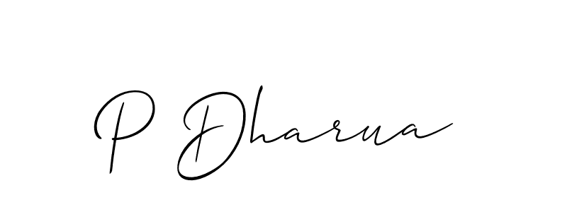 See photos of P Dharua official signature by Spectra . Check more albums & portfolios. Read reviews & check more about Allison_Script font. P Dharua signature style 2 images and pictures png