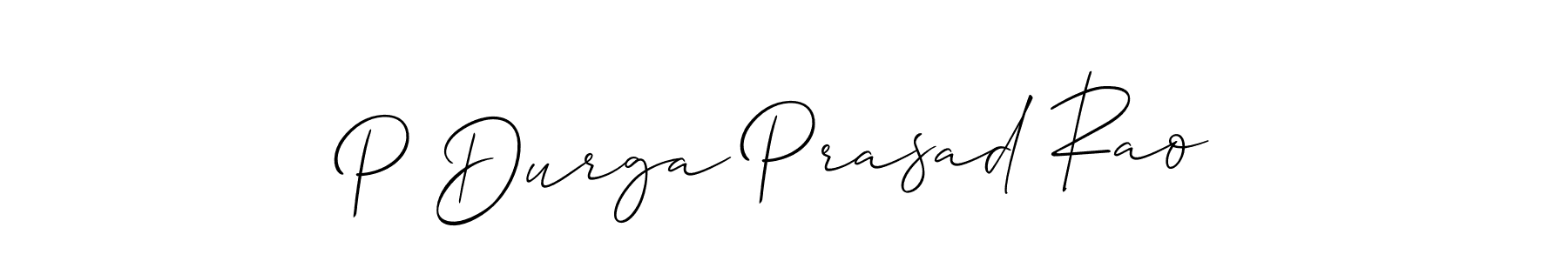 Best and Professional Signature Style for P Durga Prasad Rao. Allison_Script Best Signature Style Collection. P Durga Prasad Rao signature style 2 images and pictures png