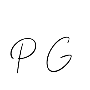 Make a beautiful signature design for name P G. With this signature (Allison_Script) style, you can create a handwritten signature for free. P G signature style 2 images and pictures png