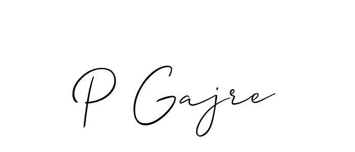 Also You can easily find your signature by using the search form. We will create P Gajre name handwritten signature images for you free of cost using Allison_Script sign style. P Gajre signature style 2 images and pictures png