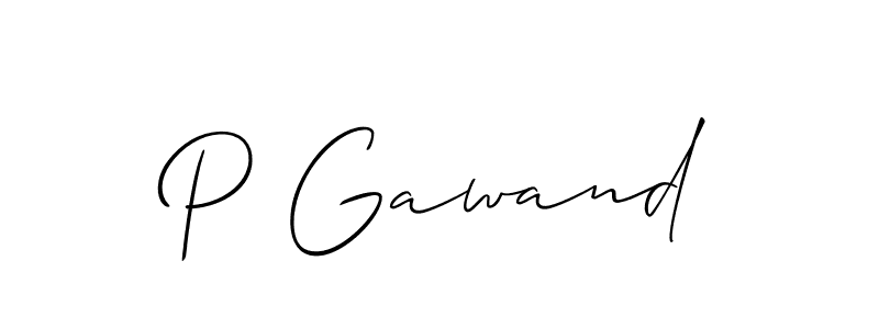 Make a short P Gawand signature style. Manage your documents anywhere anytime using Allison_Script. Create and add eSignatures, submit forms, share and send files easily. P Gawand signature style 2 images and pictures png