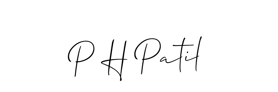 Make a short P H Patil signature style. Manage your documents anywhere anytime using Allison_Script. Create and add eSignatures, submit forms, share and send files easily. P H Patil signature style 2 images and pictures png