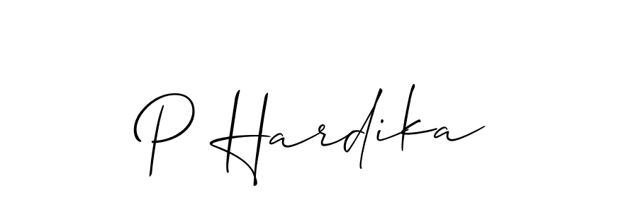 Once you've used our free online signature maker to create your best signature Allison_Script style, it's time to enjoy all of the benefits that P Hardika name signing documents. P Hardika signature style 2 images and pictures png