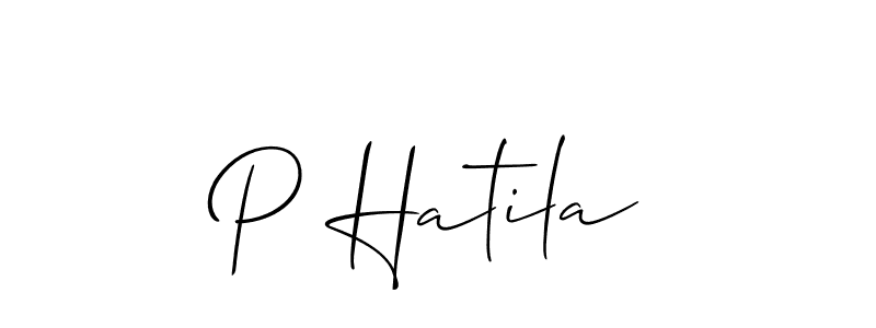 This is the best signature style for the P Hatila name. Also you like these signature font (Allison_Script). Mix name signature. P Hatila signature style 2 images and pictures png