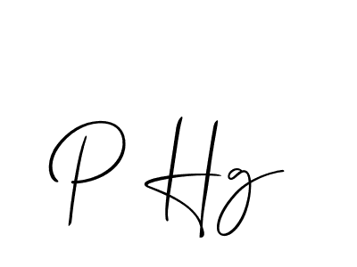 The best way (Allison_Script) to make a short signature is to pick only two or three words in your name. The name P Hg include a total of six letters. For converting this name. P Hg signature style 2 images and pictures png