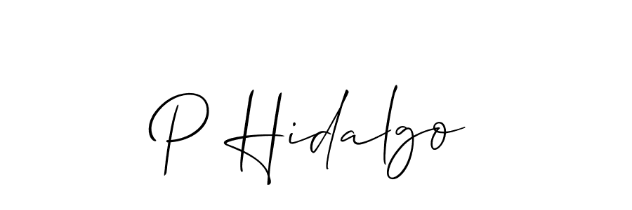 How to Draw P Hidalgo signature style? Allison_Script is a latest design signature styles for name P Hidalgo. P Hidalgo signature style 2 images and pictures png