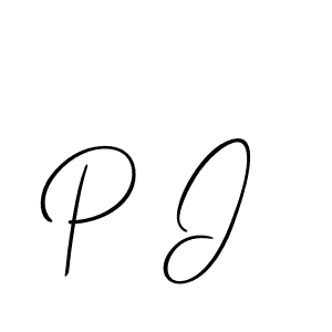 The best way (Allison_Script) to make a short signature is to pick only two or three words in your name. The name P I include a total of six letters. For converting this name. P I signature style 2 images and pictures png