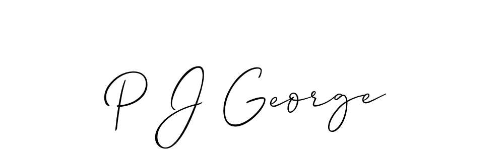 Make a short P J George signature style. Manage your documents anywhere anytime using Allison_Script. Create and add eSignatures, submit forms, share and send files easily. P J George signature style 2 images and pictures png