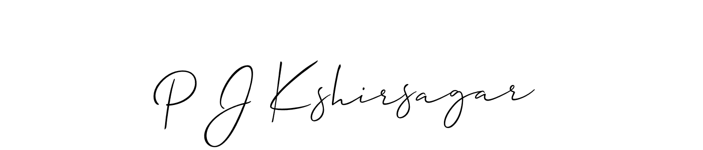Similarly Allison_Script is the best handwritten signature design. Signature creator online .You can use it as an online autograph creator for name P J Kshirsagar. P J Kshirsagar signature style 2 images and pictures png