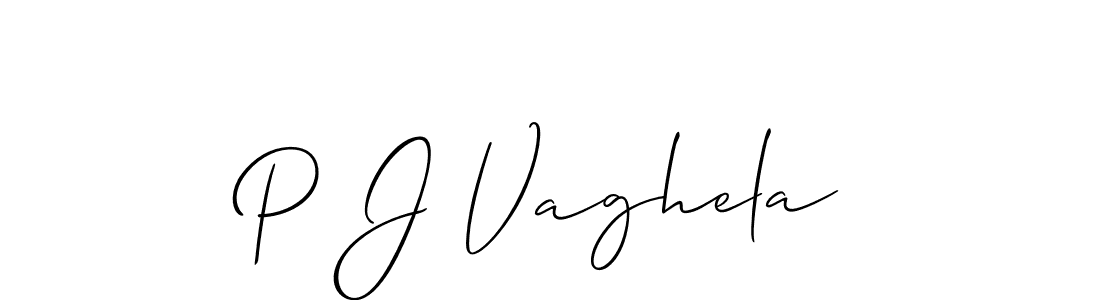 Make a short P J Vaghela signature style. Manage your documents anywhere anytime using Allison_Script. Create and add eSignatures, submit forms, share and send files easily. P J Vaghela signature style 2 images and pictures png