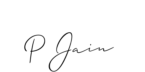 Similarly Allison_Script is the best handwritten signature design. Signature creator online .You can use it as an online autograph creator for name P Jain. P Jain signature style 2 images and pictures png