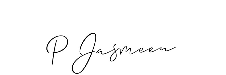 This is the best signature style for the P Jasmeen name. Also you like these signature font (Allison_Script). Mix name signature. P Jasmeen signature style 2 images and pictures png