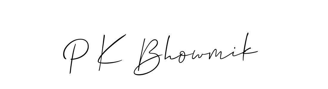 It looks lik you need a new signature style for name P K Bhowmik. Design unique handwritten (Allison_Script) signature with our free signature maker in just a few clicks. P K Bhowmik signature style 2 images and pictures png