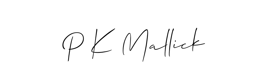 if you are searching for the best signature style for your name P K Mallick. so please give up your signature search. here we have designed multiple signature styles  using Allison_Script. P K Mallick signature style 2 images and pictures png