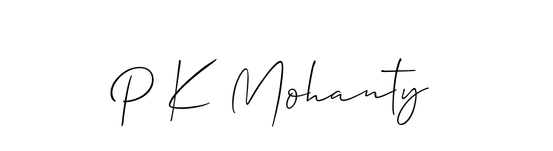 It looks lik you need a new signature style for name P K Mohanty. Design unique handwritten (Allison_Script) signature with our free signature maker in just a few clicks. P K Mohanty signature style 2 images and pictures png