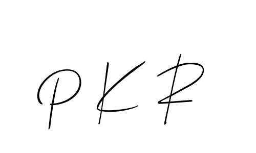 It looks lik you need a new signature style for name P K R. Design unique handwritten (Allison_Script) signature with our free signature maker in just a few clicks. P K R signature style 2 images and pictures png