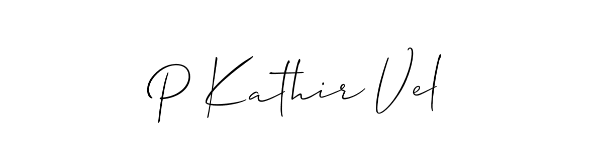 Make a short P Kathir Vel signature style. Manage your documents anywhere anytime using Allison_Script. Create and add eSignatures, submit forms, share and send files easily. P Kathir Vel signature style 2 images and pictures png