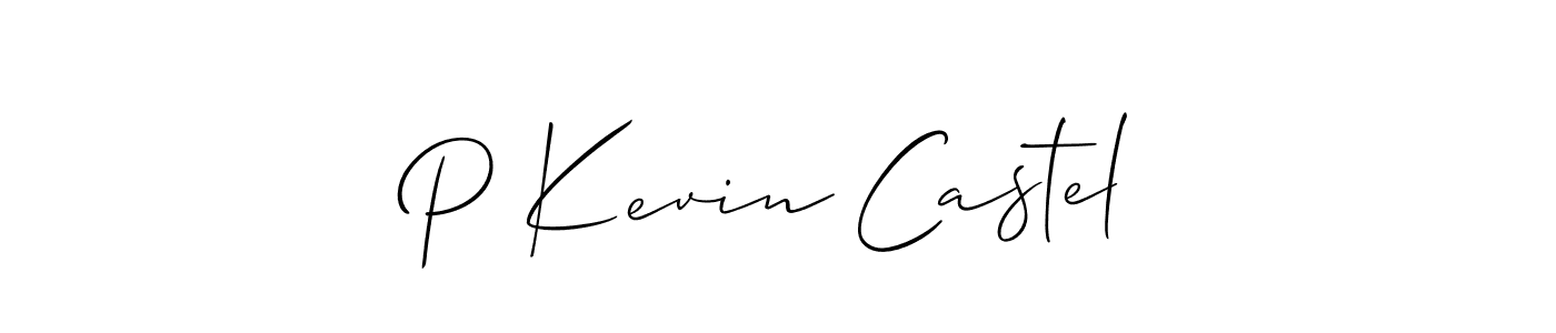 Make a beautiful signature design for name P Kevin Castel. Use this online signature maker to create a handwritten signature for free. P Kevin Castel signature style 2 images and pictures png