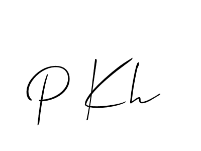 P Kh stylish signature style. Best Handwritten Sign (Allison_Script) for my name. Handwritten Signature Collection Ideas for my name P Kh. P Kh signature style 2 images and pictures png