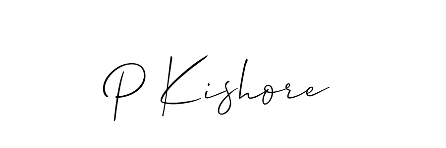 Here are the top 10 professional signature styles for the name P Kishore. These are the best autograph styles you can use for your name. P Kishore signature style 2 images and pictures png