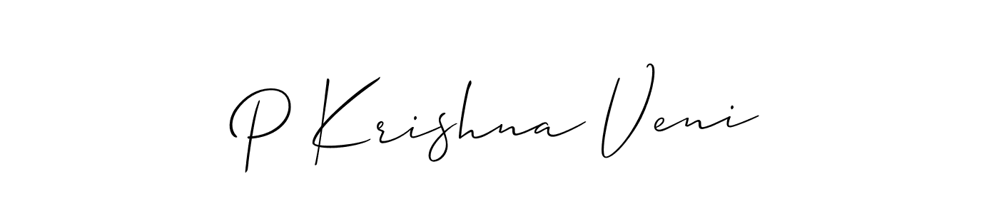 Here are the top 10 professional signature styles for the name P Krishna Veni. These are the best autograph styles you can use for your name. P Krishna Veni signature style 2 images and pictures png