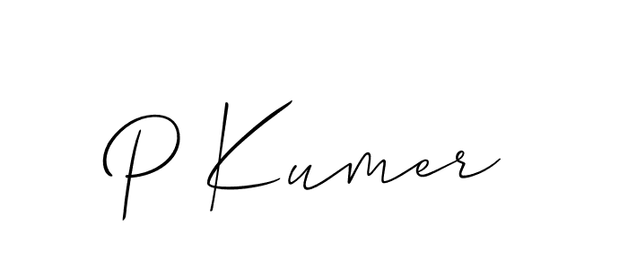 Here are the top 10 professional signature styles for the name P Kumer. These are the best autograph styles you can use for your name. P Kumer signature style 2 images and pictures png