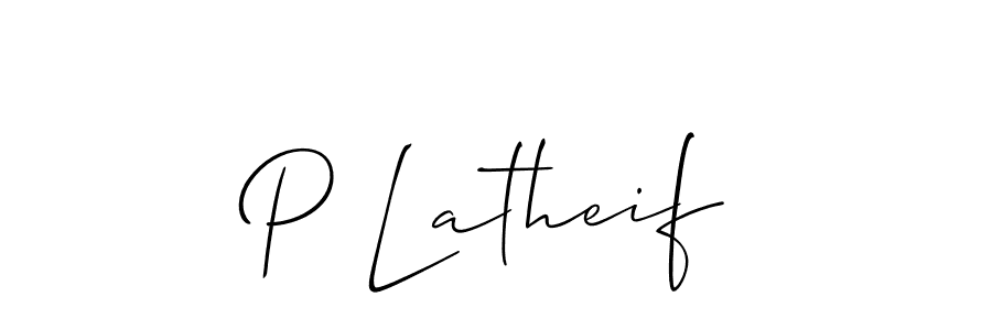 Similarly Allison_Script is the best handwritten signature design. Signature creator online .You can use it as an online autograph creator for name P Latheif. P Latheif signature style 2 images and pictures png