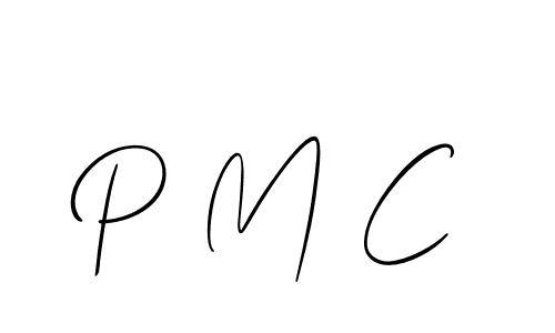 It looks lik you need a new signature style for name P M C. Design unique handwritten (Allison_Script) signature with our free signature maker in just a few clicks. P M C signature style 2 images and pictures png