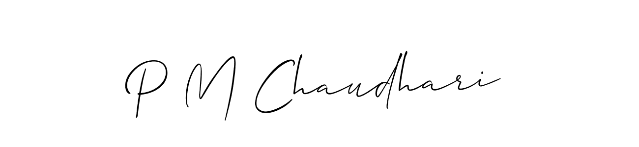 Once you've used our free online signature maker to create your best signature Allison_Script style, it's time to enjoy all of the benefits that P M Chaudhari name signing documents. P M Chaudhari signature style 2 images and pictures png