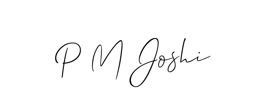 You can use this online signature creator to create a handwritten signature for the name P M Joshi. This is the best online autograph maker. P M Joshi signature style 2 images and pictures png