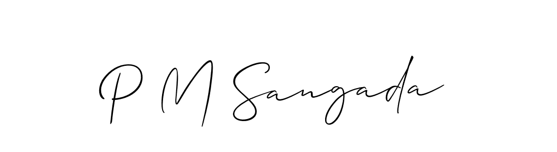 This is the best signature style for the P M Sangada name. Also you like these signature font (Allison_Script). Mix name signature. P M Sangada signature style 2 images and pictures png