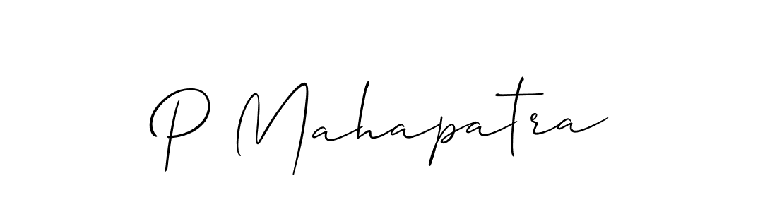 It looks lik you need a new signature style for name P Mahapatra. Design unique handwritten (Allison_Script) signature with our free signature maker in just a few clicks. P Mahapatra signature style 2 images and pictures png