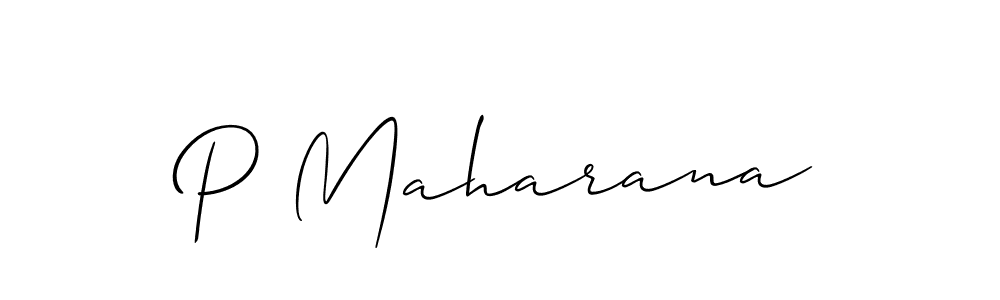 Also we have P Maharana name is the best signature style. Create professional handwritten signature collection using Allison_Script autograph style. P Maharana signature style 2 images and pictures png