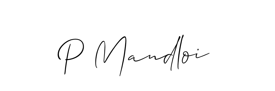 Here are the top 10 professional signature styles for the name P Mandloi. These are the best autograph styles you can use for your name. P Mandloi signature style 2 images and pictures png