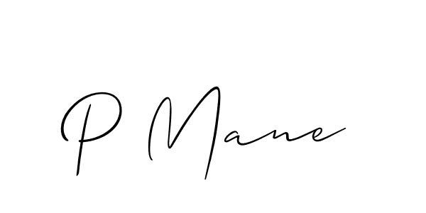 How to make P Mane name signature. Use Allison_Script style for creating short signs online. This is the latest handwritten sign. P Mane signature style 2 images and pictures png