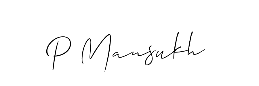 Similarly Allison_Script is the best handwritten signature design. Signature creator online .You can use it as an online autograph creator for name P Mansukh. P Mansukh signature style 2 images and pictures png