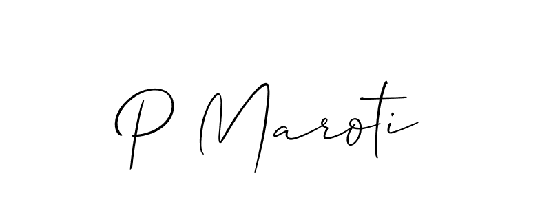 Also You can easily find your signature by using the search form. We will create P Maroti name handwritten signature images for you free of cost using Allison_Script sign style. P Maroti signature style 2 images and pictures png