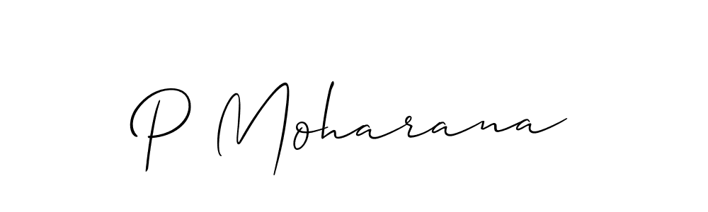It looks lik you need a new signature style for name P Moharana. Design unique handwritten (Allison_Script) signature with our free signature maker in just a few clicks. P Moharana signature style 2 images and pictures png