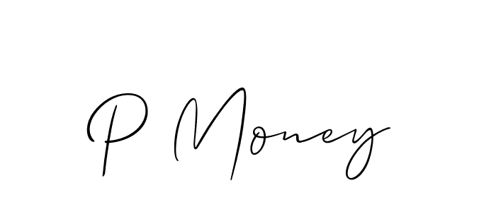 Use a signature maker to create a handwritten signature online. With this signature software, you can design (Allison_Script) your own signature for name P Money. P Money signature style 2 images and pictures png