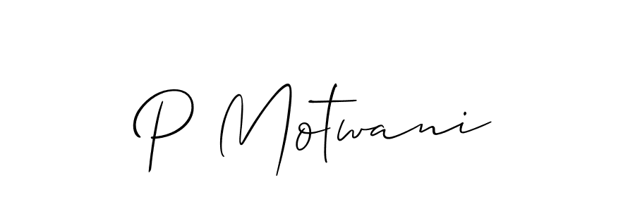 This is the best signature style for the P Motwani name. Also you like these signature font (Allison_Script). Mix name signature. P Motwani signature style 2 images and pictures png