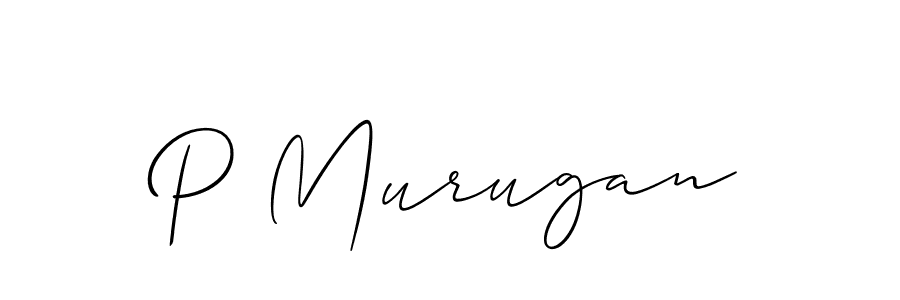 Also You can easily find your signature by using the search form. We will create P Murugan name handwritten signature images for you free of cost using Allison_Script sign style. P Murugan signature style 2 images and pictures png