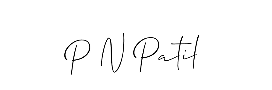 Design your own signature with our free online signature maker. With this signature software, you can create a handwritten (Allison_Script) signature for name P N Patil. P N Patil signature style 2 images and pictures png