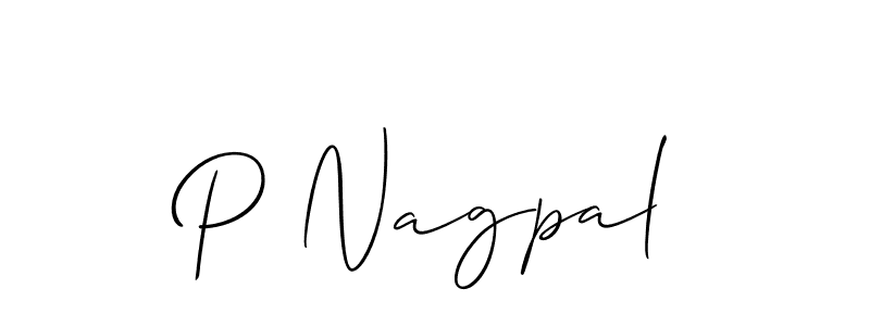 Make a short P Nagpal signature style. Manage your documents anywhere anytime using Allison_Script. Create and add eSignatures, submit forms, share and send files easily. P Nagpal signature style 2 images and pictures png