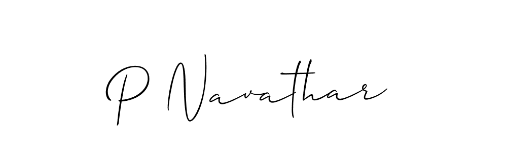 It looks lik you need a new signature style for name P Navathar. Design unique handwritten (Allison_Script) signature with our free signature maker in just a few clicks. P Navathar signature style 2 images and pictures png