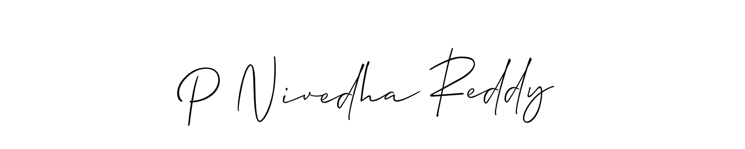 Once you've used our free online signature maker to create your best signature Allison_Script style, it's time to enjoy all of the benefits that P Nivedha Reddy name signing documents. P Nivedha Reddy signature style 2 images and pictures png