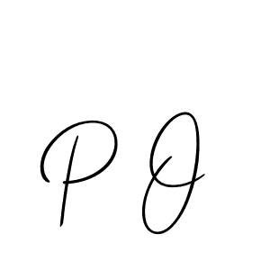 Make a beautiful signature design for name P O. With this signature (Allison_Script) style, you can create a handwritten signature for free. P O signature style 2 images and pictures png