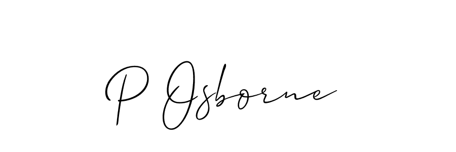 How to Draw P Osborne signature style? Allison_Script is a latest design signature styles for name P Osborne. P Osborne signature style 2 images and pictures png